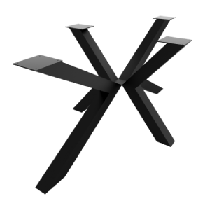 Tischbeine aus Stahl | Spinnen-Design
