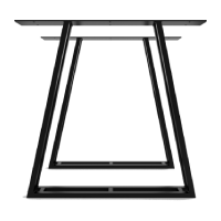 Tischbeine aus Stahl | Trapezförmige-Design