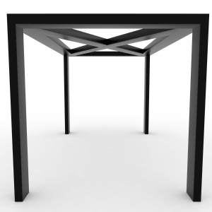 Tischkufen metall | Tischbeine aus Stahl Calimera