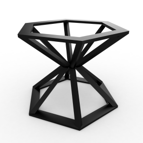 Tischfuß | Hexagonaler Tischfuß